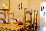 Open dining room for fun and friendly entertaining!