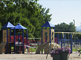 Your kids will love playing in the sand and on the playground equipment at the Ashley Valley Community Park!